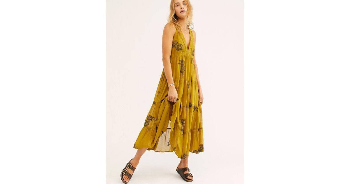 run away with me embroidered midi dress