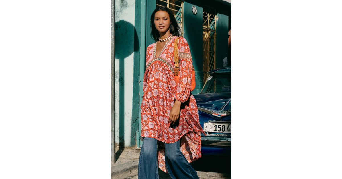 moon child maxi top