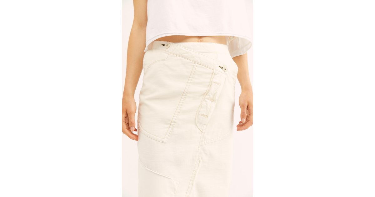 free people echo midi skirt