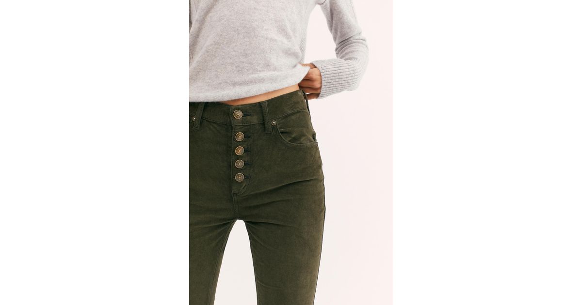 cord skinny trousers