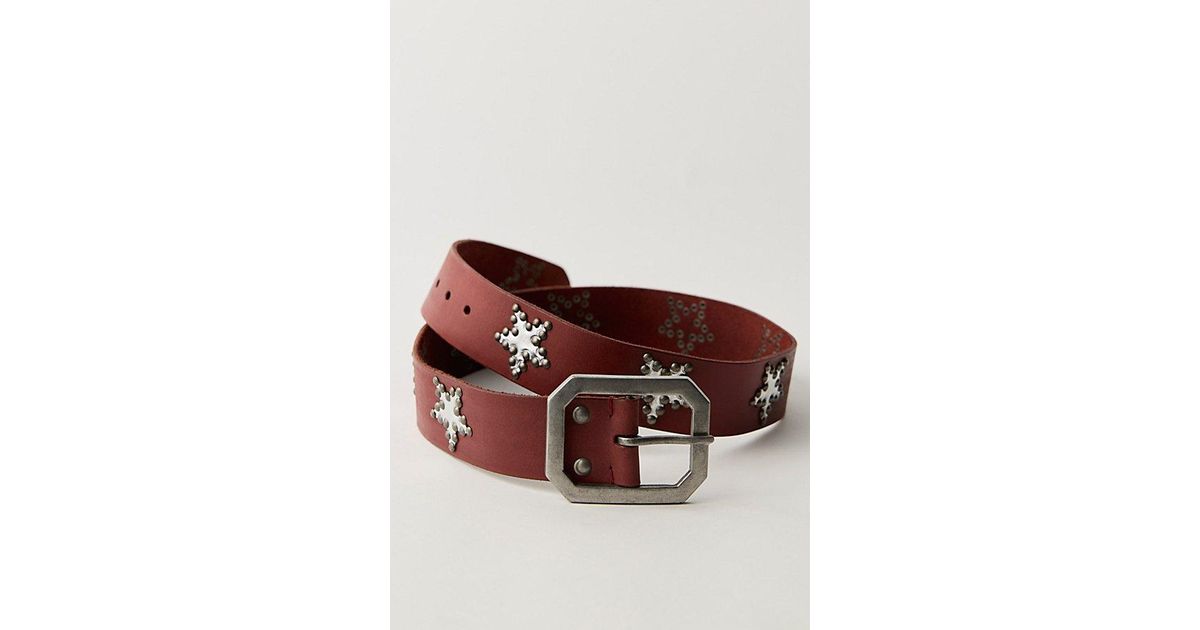 Free People Fuchsia Studded Wide Belt with Silver Buckle S/M Fuchsia Pink Hammered Crystal Prong Suede Belt – Elliot  main image 2