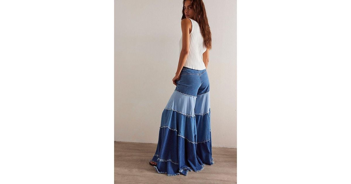 (取寄) フリーピープル レディース ウィー ザ フリー デニム ドリーミング People So We The Free Libre Wide-Leg Jeans | Free People
