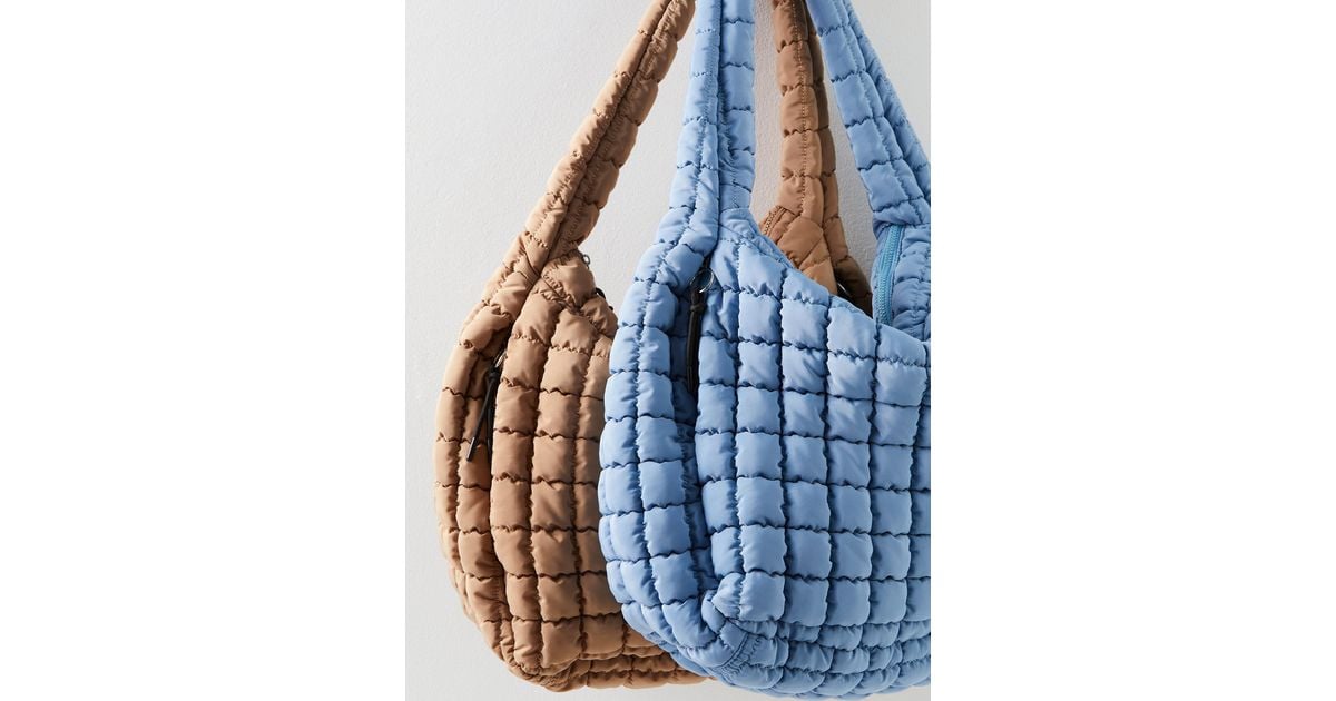 Free People Fp Movement Quilted Carryall in Dusty Blue (Blue) - Lyst