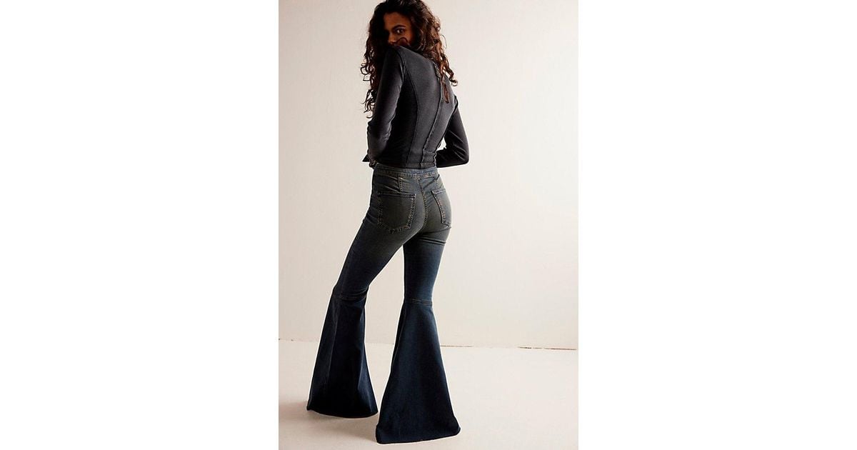 Just float on flare jeans black sale