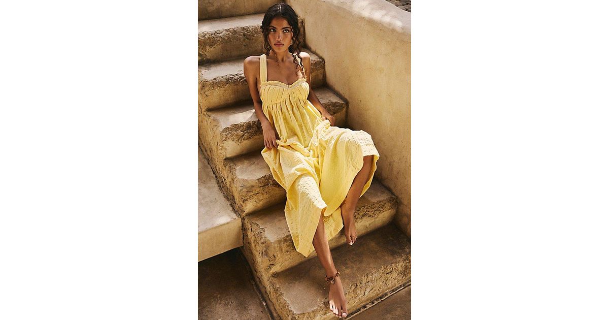 knee length dresses for ladies Free People Free-est Poppy Midi Dress – White Chocolate Couture main image 1