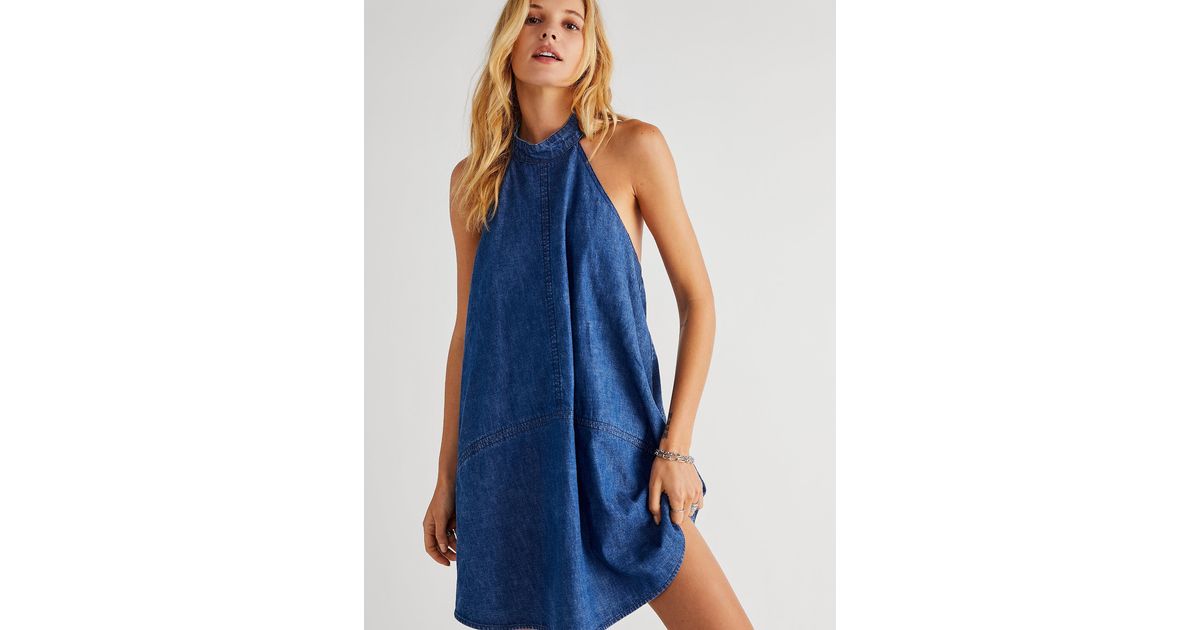 Solid Rising Sun Mini Dress 