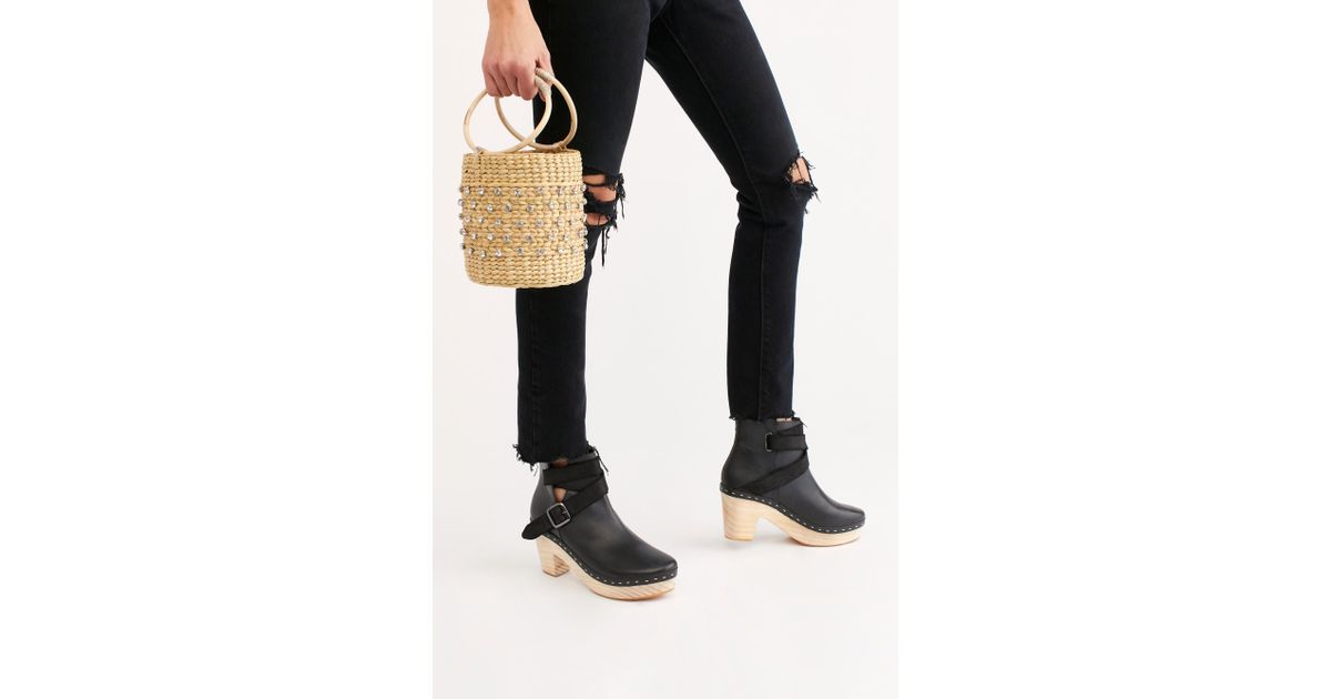 Free People Bungalow Clog Boot By Fp Collection in Black | Lyst