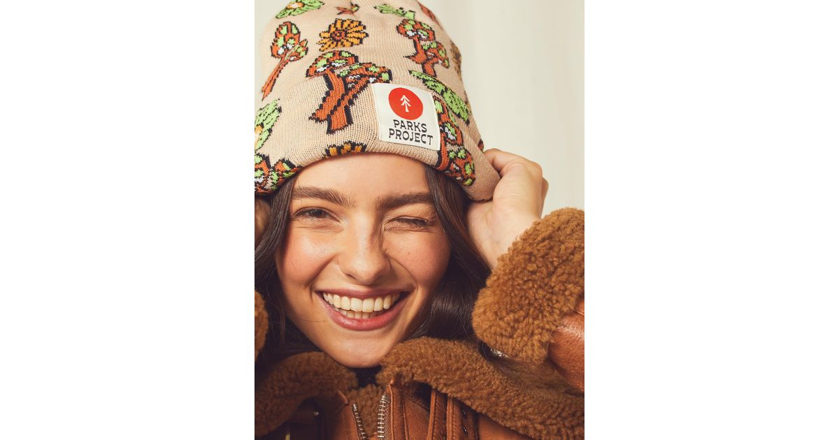 Free People Good Vibes Shroom Beanie 