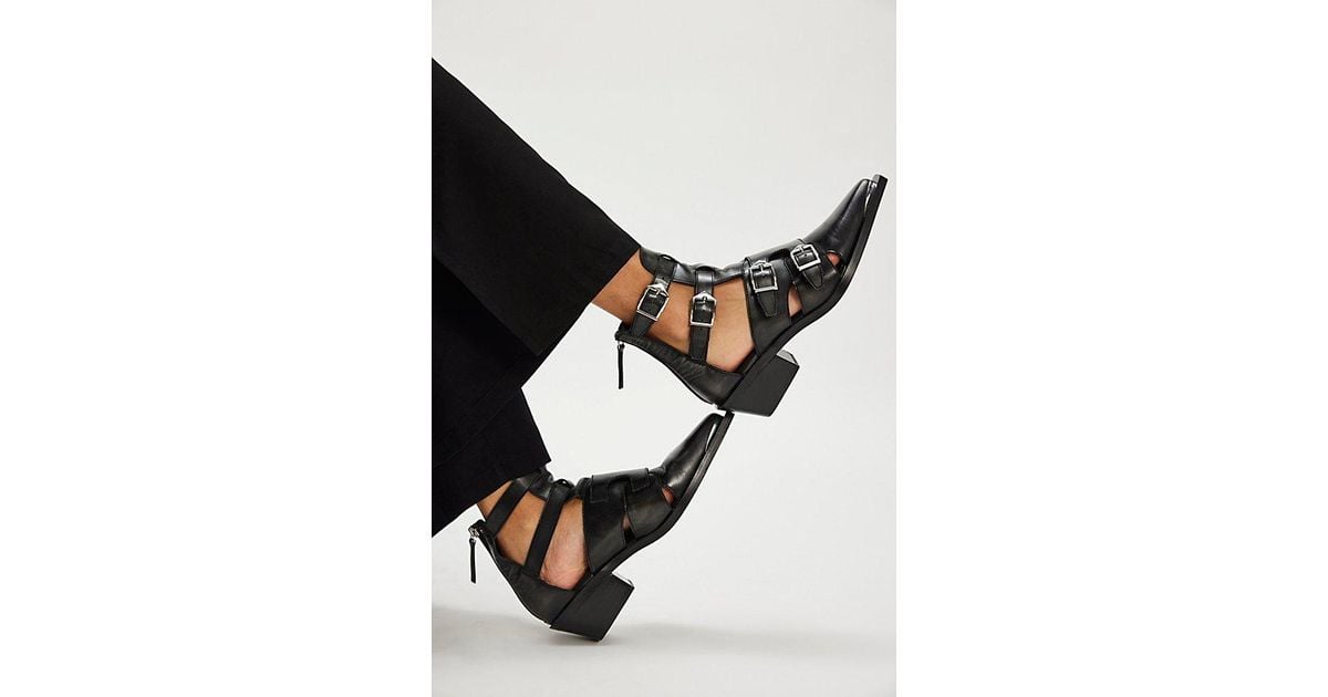 Free People Helen Hybrid Boots in Black | Lyst