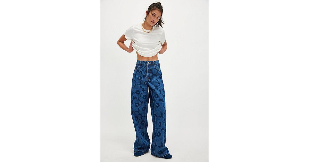 【2025SS】マリメッコ/ Maridenim Loose Unikko ジーンズ Marimekko Maridenim Loose Unikko Jeans | Free People