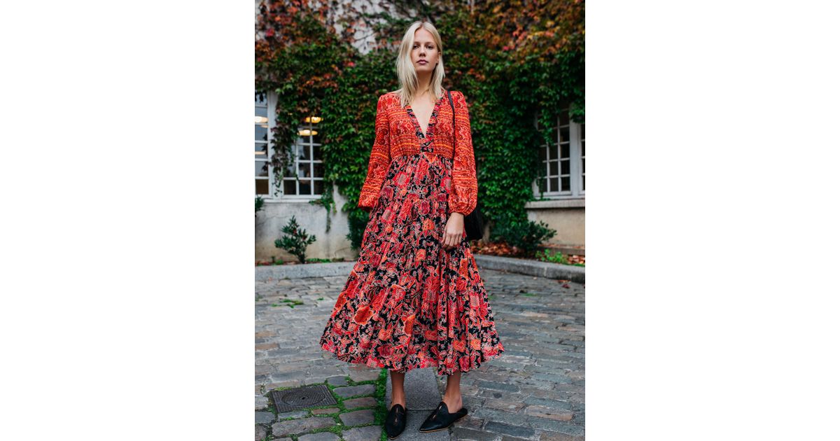 dove long sleeve maxi dress