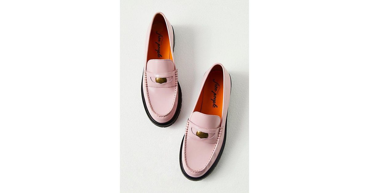 Free People Liv Loafers in Pink Lyst
