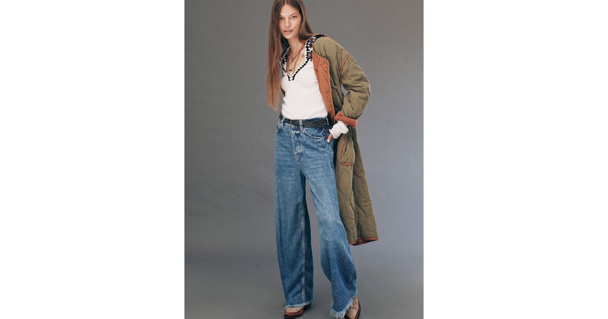 Free People Old West Slouchy Jeans in | Lyst