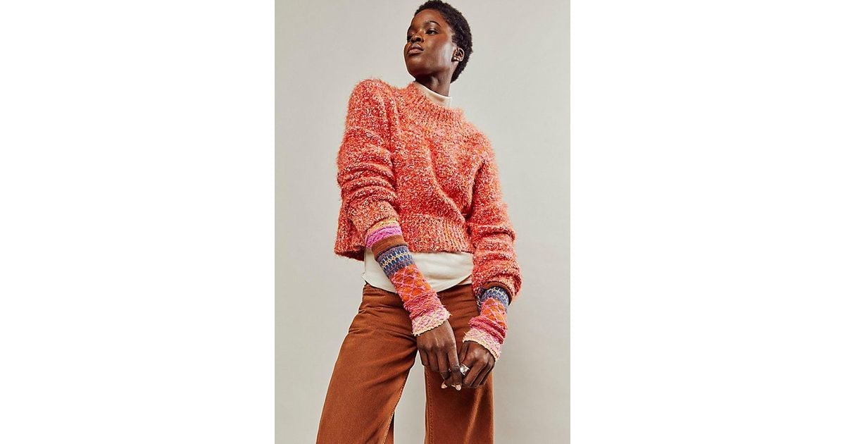 Free People Stardust Pullover in Red Lyst UK