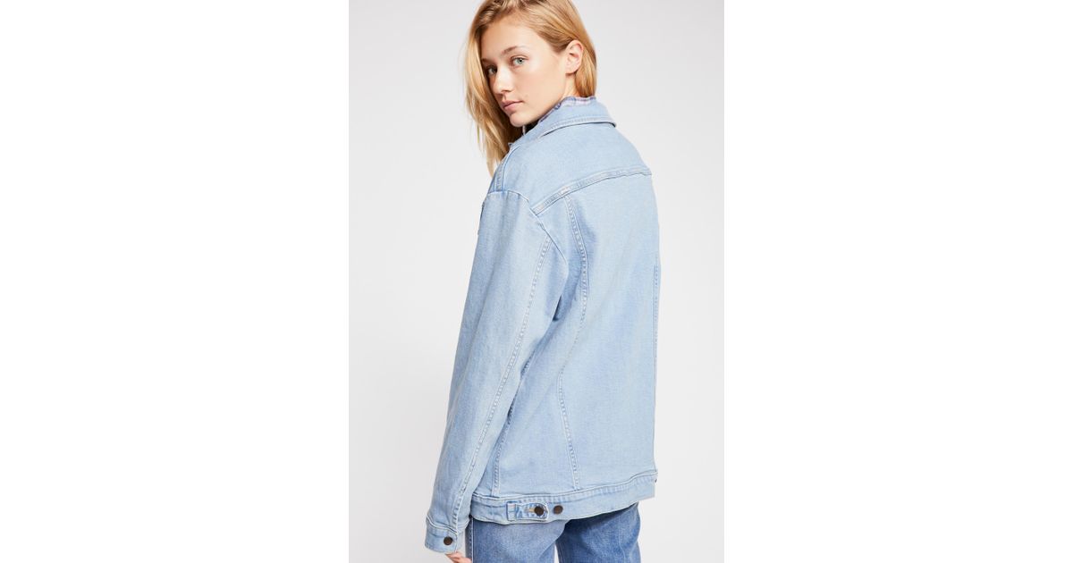 wrangler oversized denim jacket