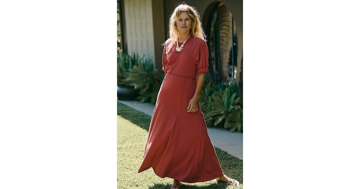 Free People Brentwood Maxi Dress in Green | Lyst