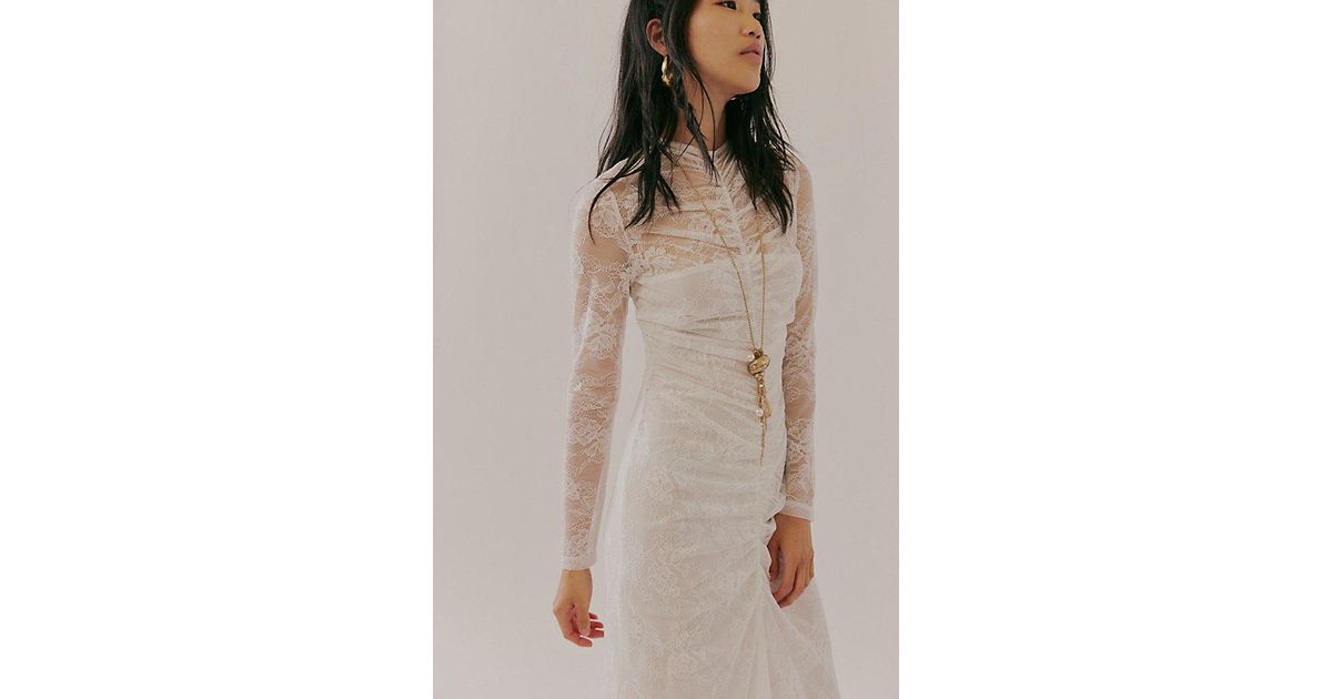 Significant Other Nida Long Sleeve Dress in White | Lyst Significant Other Nida Long Sleeve Dress in White | Lyst