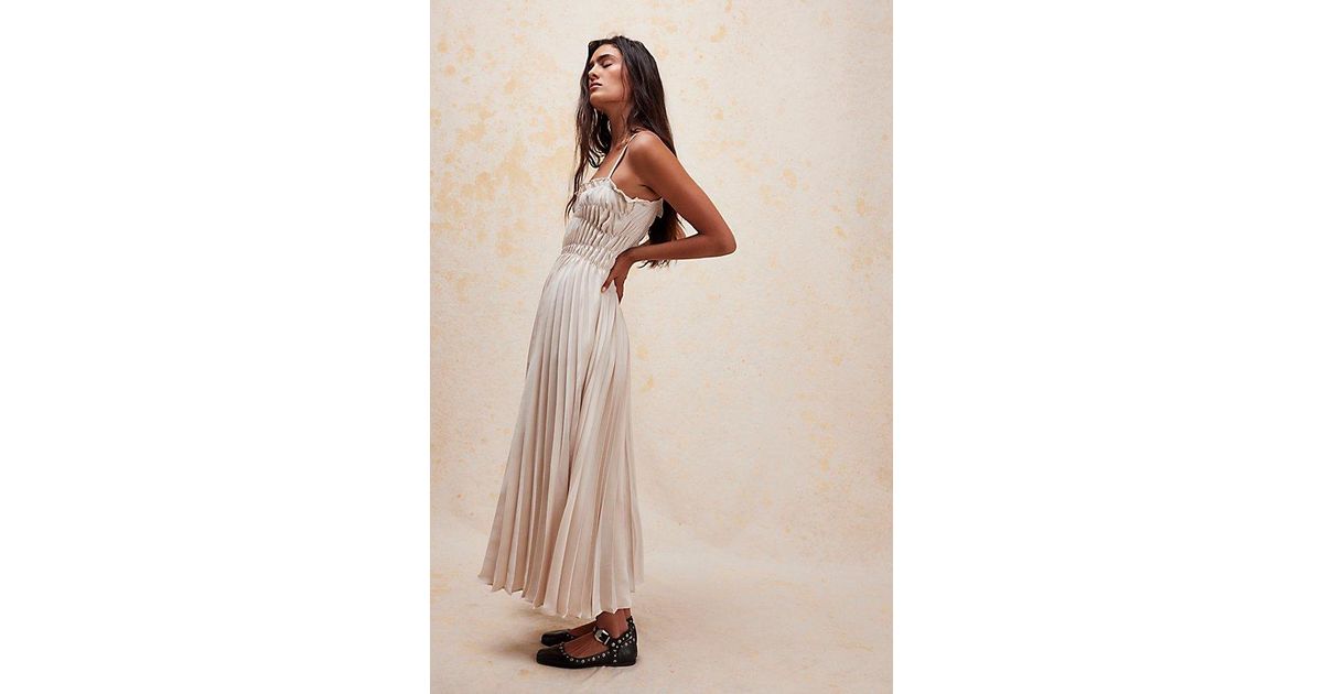 Georgia Hardinge Metal Dress At Free People In Oyster, Size: Us 12 in Natural | Lyst Georgia Hardinge Metal Dress At Free People In Oyster, Size: Us 12 in Natural | Lyst