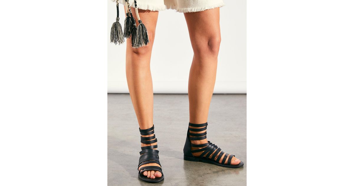 free people Black Lucia Gladiator Sandals