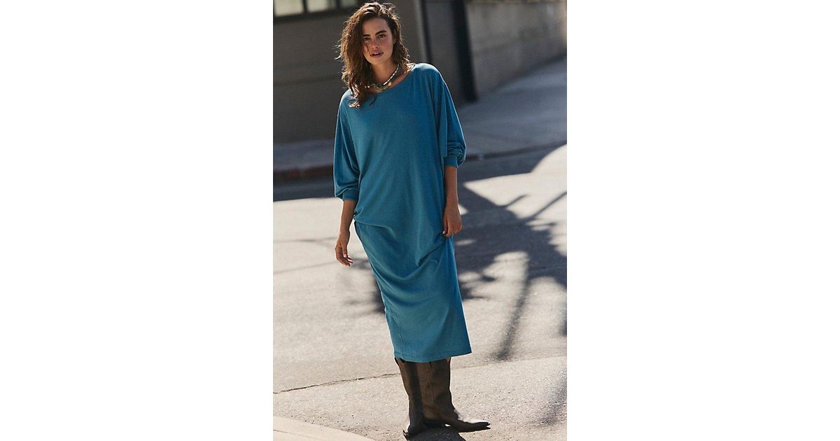 Free People Lifestyle Maxi Dress in Blue | Lyst