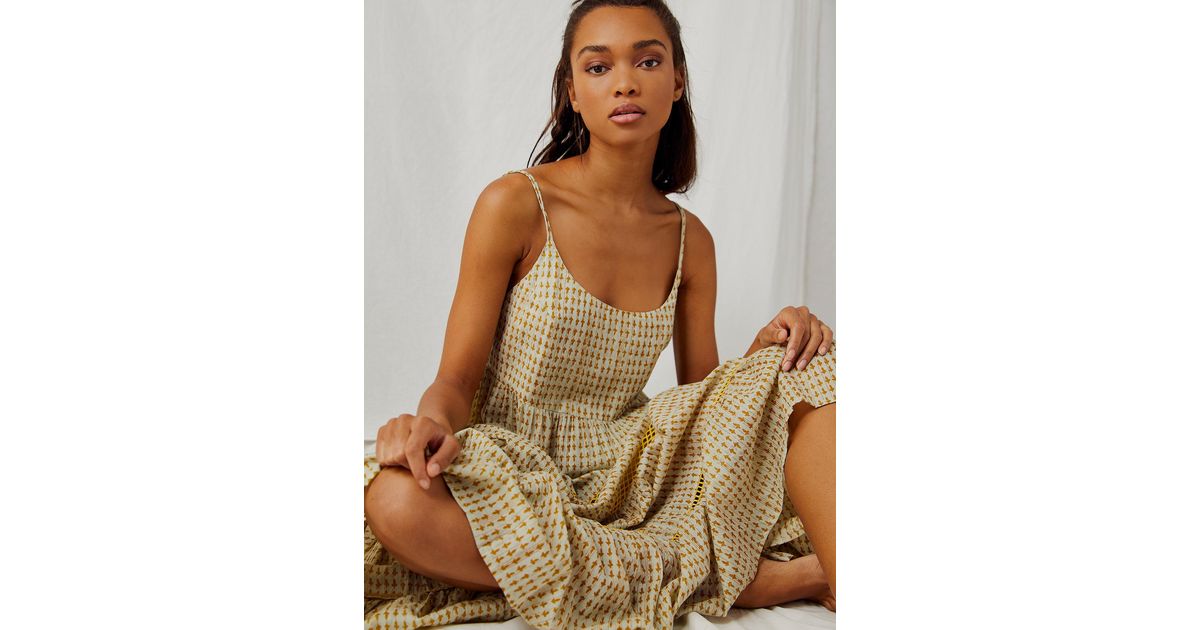 Free People Midnight Dance Print Maxi 