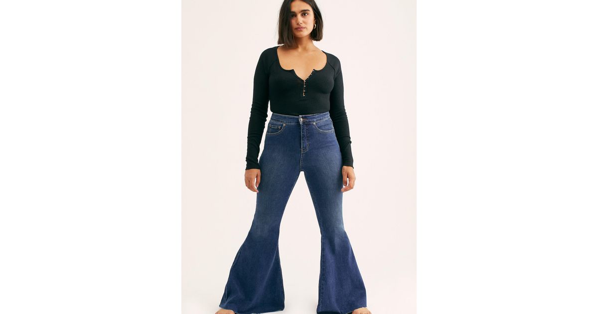 Free People Denim Crvy Super High-rise 
