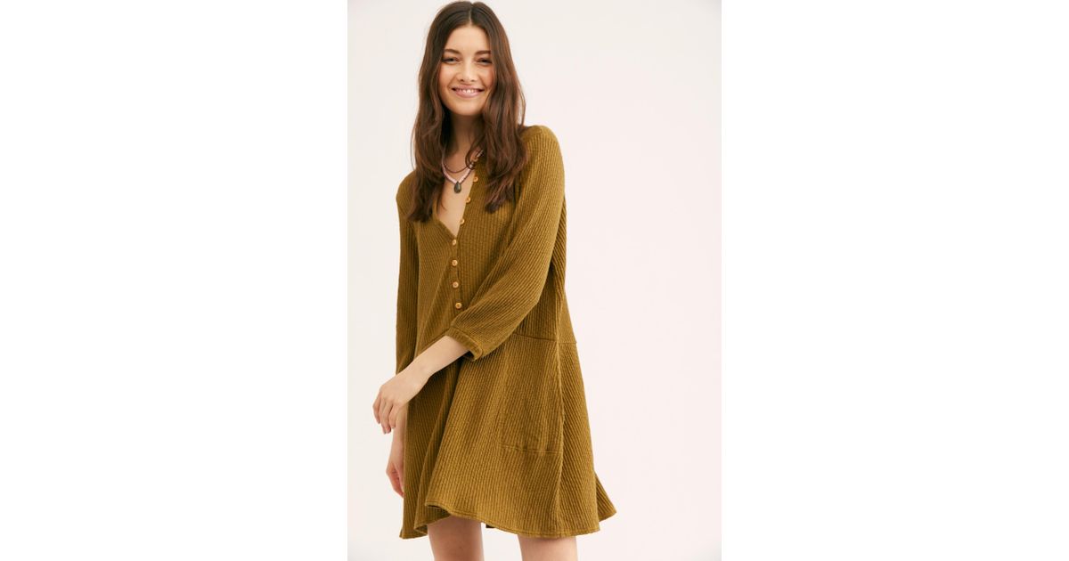 Button-up T-shirt Dress By Fp Beach 