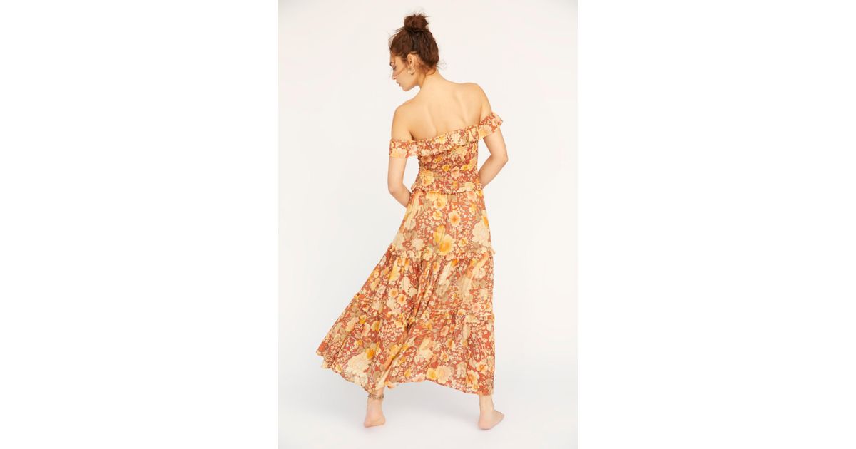 amethyst shirred sundress spell