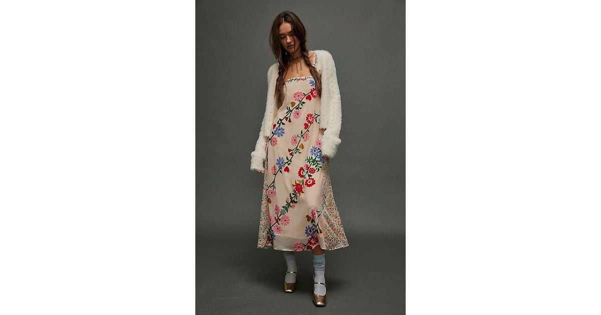 Free People Falling Petals Velvet Maxi Dress in Brown Lyst Free People Falling Petals Velvet Maxi Dress in Brown Lyst