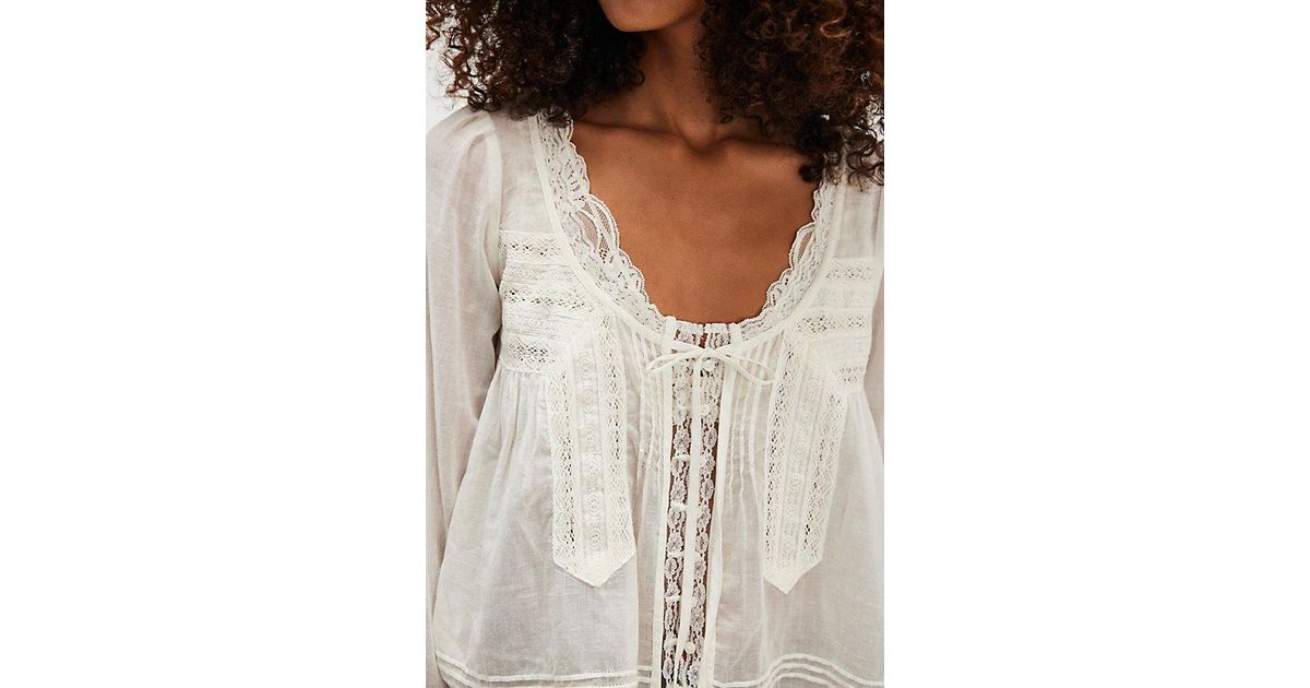 フリーピープル Free People Forevermore Long Sleeve Top レディース シャツ トップス Ivory Women's Free People Forevermore Long Sleeve Top | Zappos.com