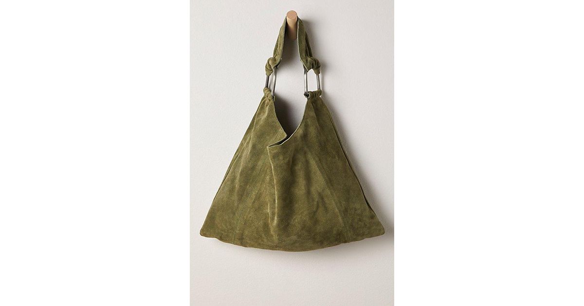 Free People◆Bobbi Slouch Suede Tote スエード チャーム Free People Bobbi Slouch Suede Tote | Lyst