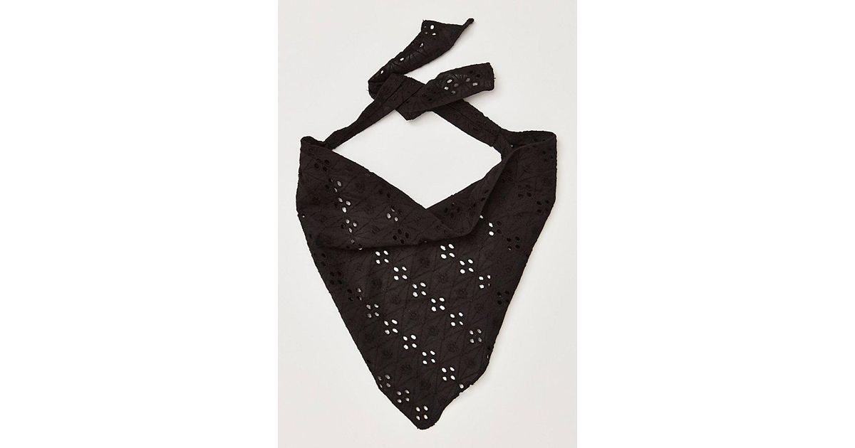 Free People Claro Eyelet Hair Scarf Free People Claro Eyelet Hair Scarf in Green | Lyst main image 2