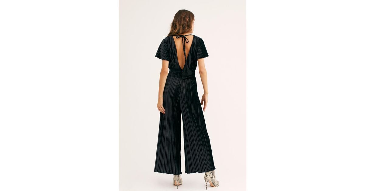 minkpink lex velvet jumpsuit