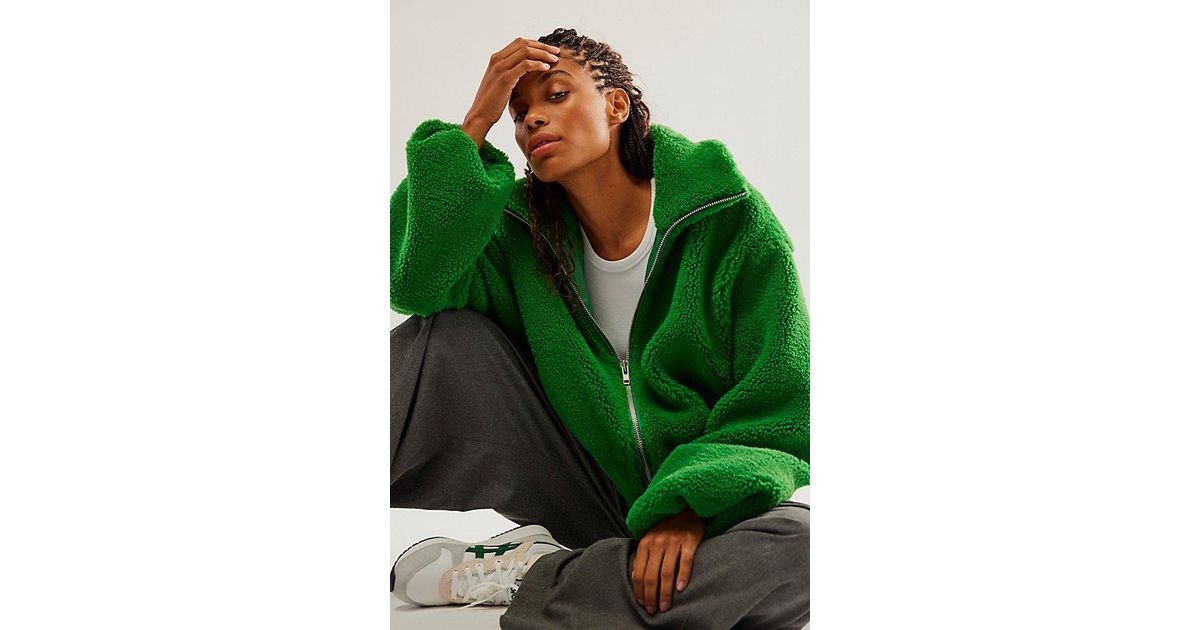 Free people teddy bear jacket 2025