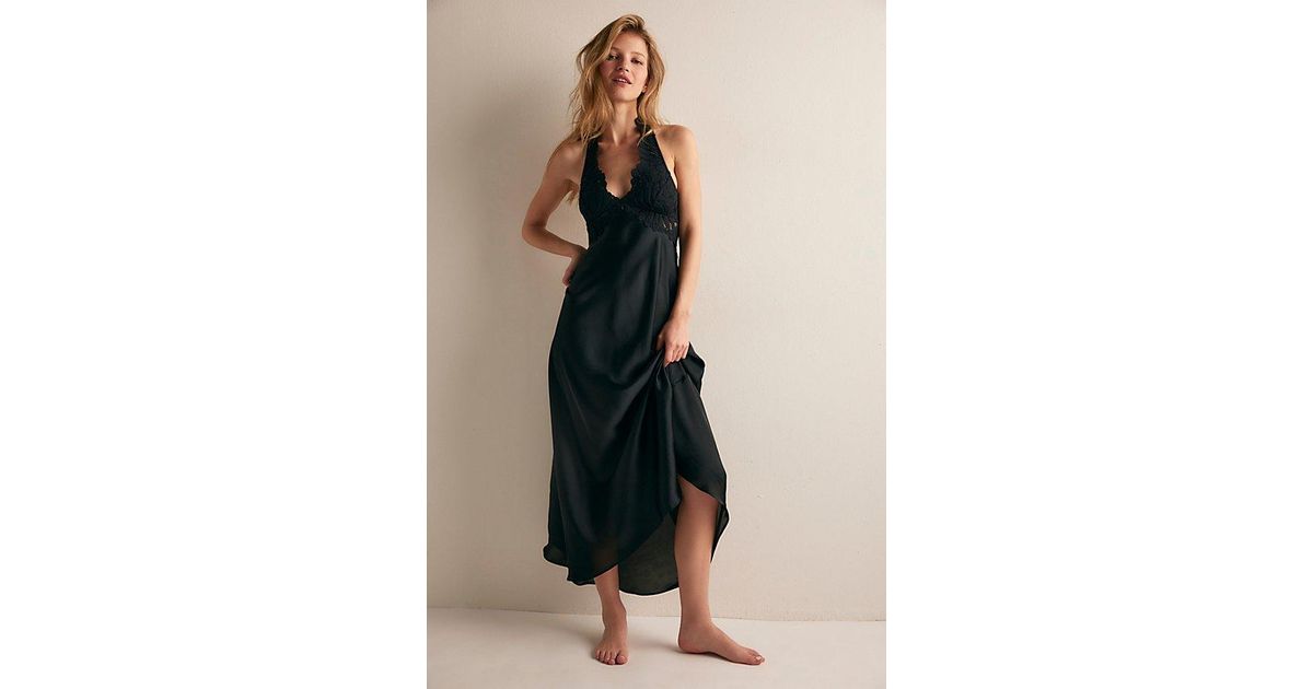 strapless open back dress Party Crasher Midi Slip Dress by Free People main image 0