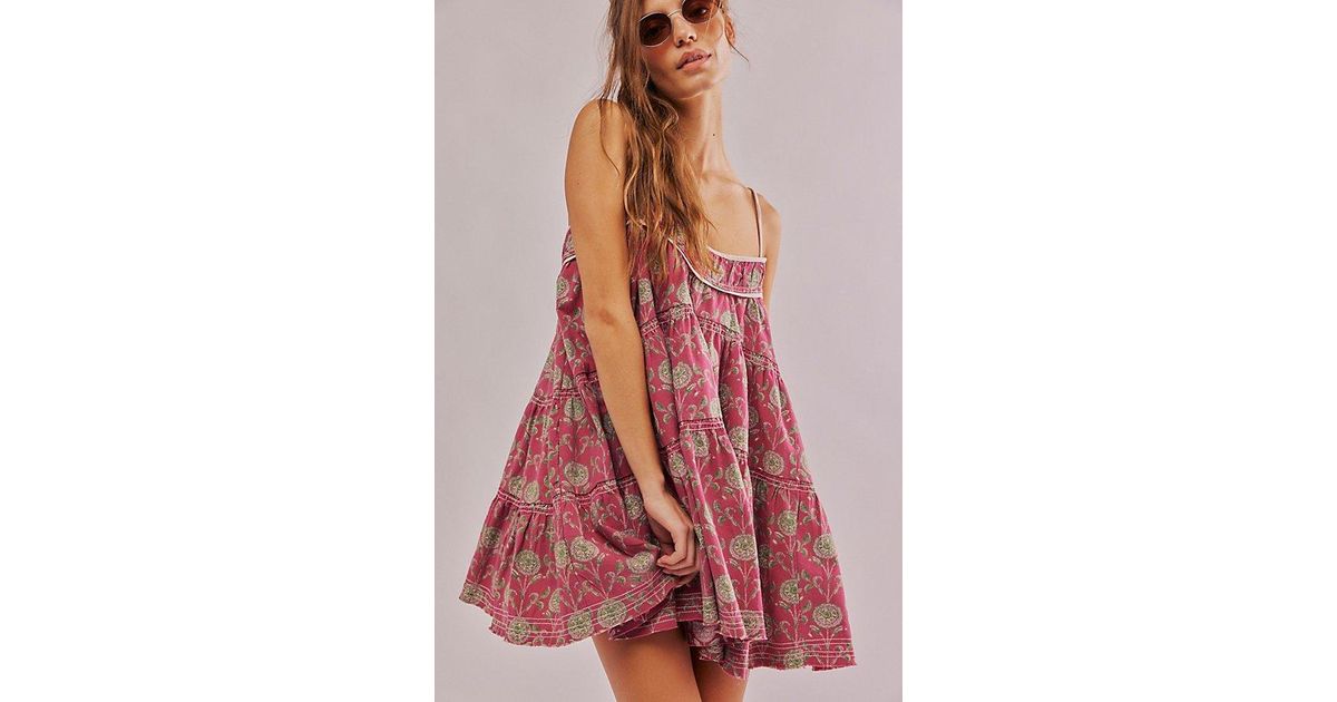 free people wilder days mini dress Free People Wilder Days Printed Mini Dress In Neutral Combo - 61% Off