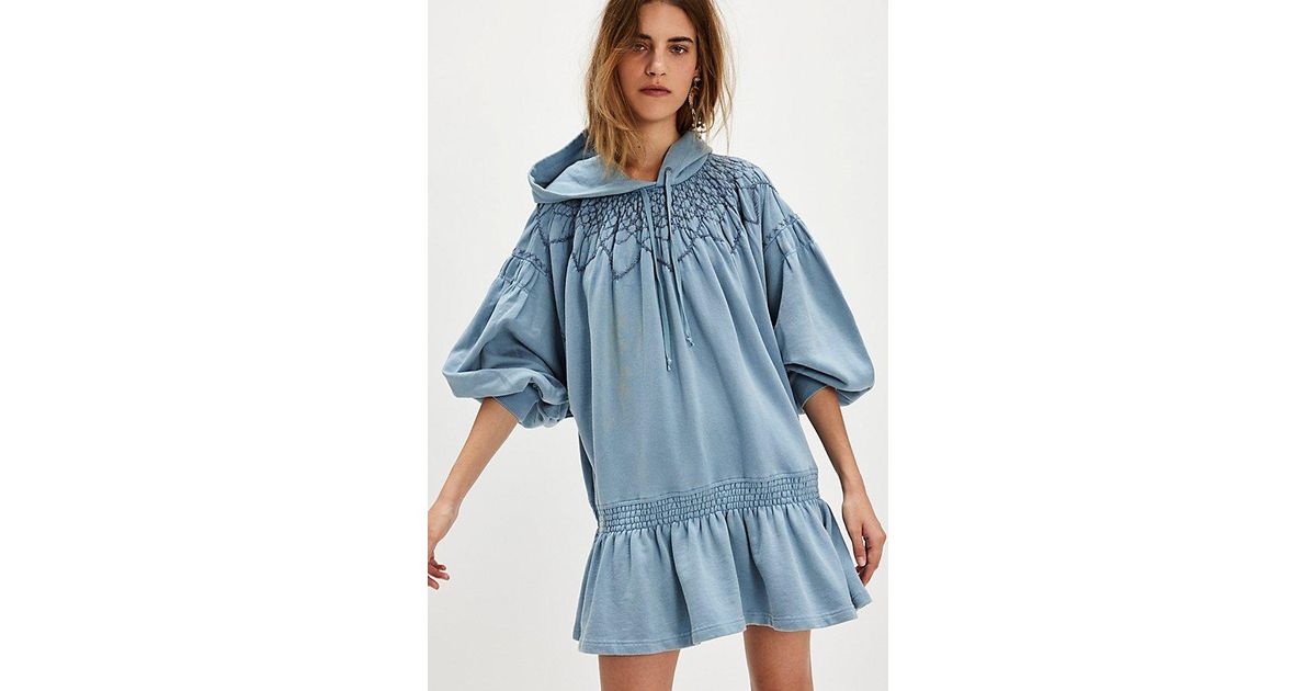 knee length dresses for ladies Free People Orange Smocked Mini Dress – White Chocolate Couture
