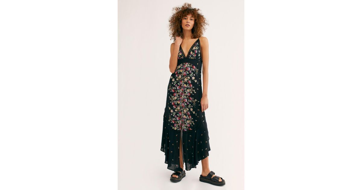 free people paradise printed maxi