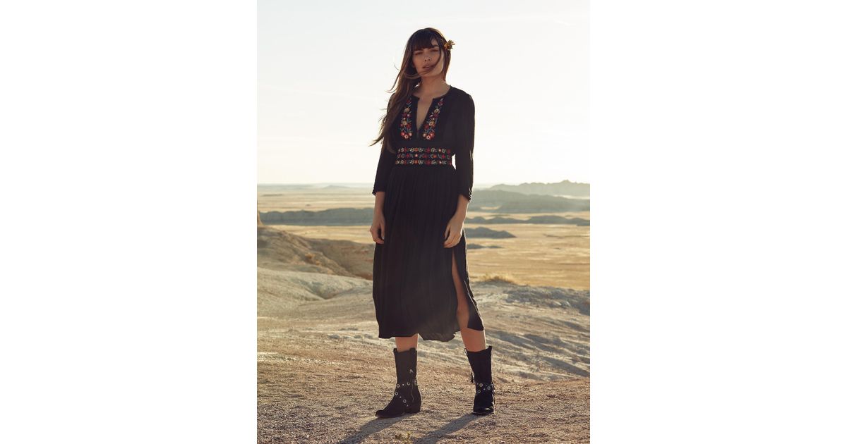 free people flora midi dress