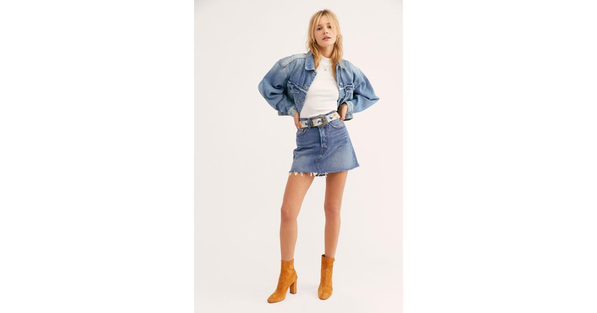 free people bedford cotton cropped denim jacket