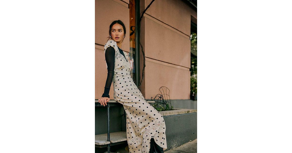 Free People Butterfly Babe Maxi Dress At In Tea Combo, Size: Medium in  Brown | Lyst UK