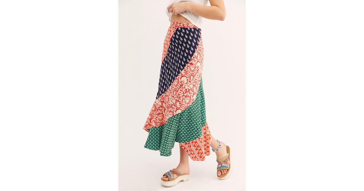 free people medley maxi skirt