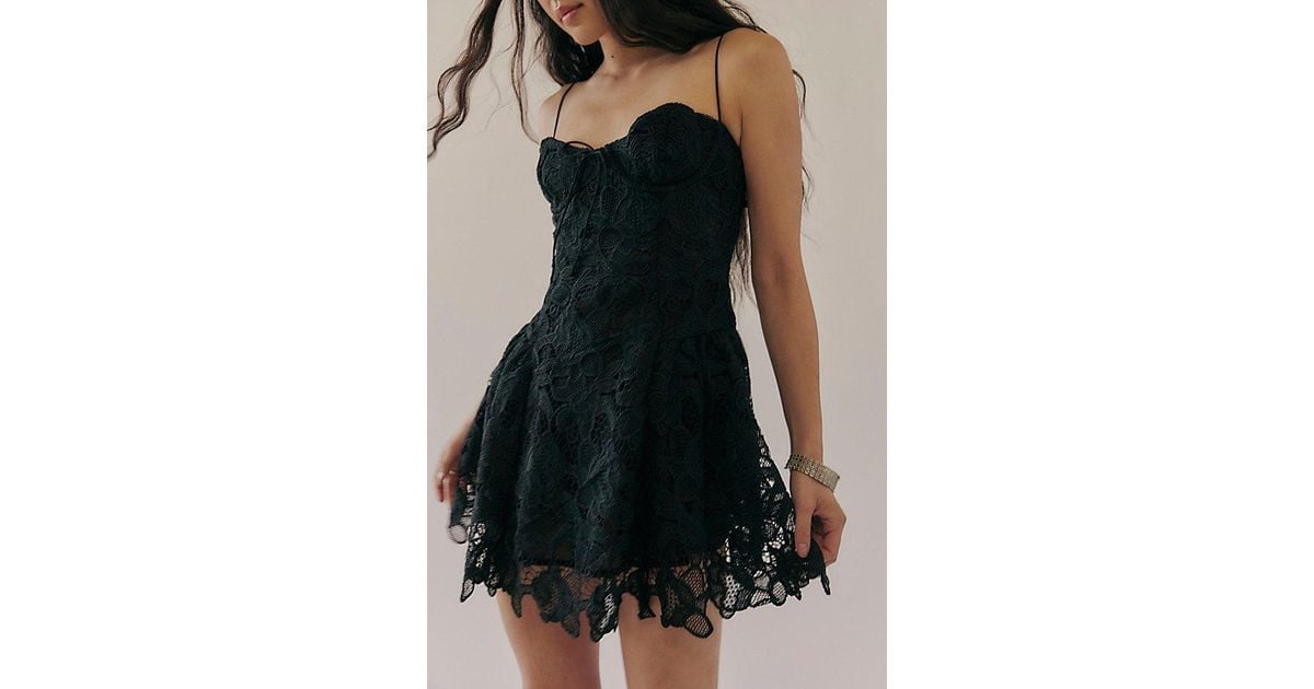 For Love & Lemons Coco Lace Sleeveless Mini Dress in Black | Lyst For Love & Lemons Coco Lace Sleeveless Mini Dress in Black | Lyst