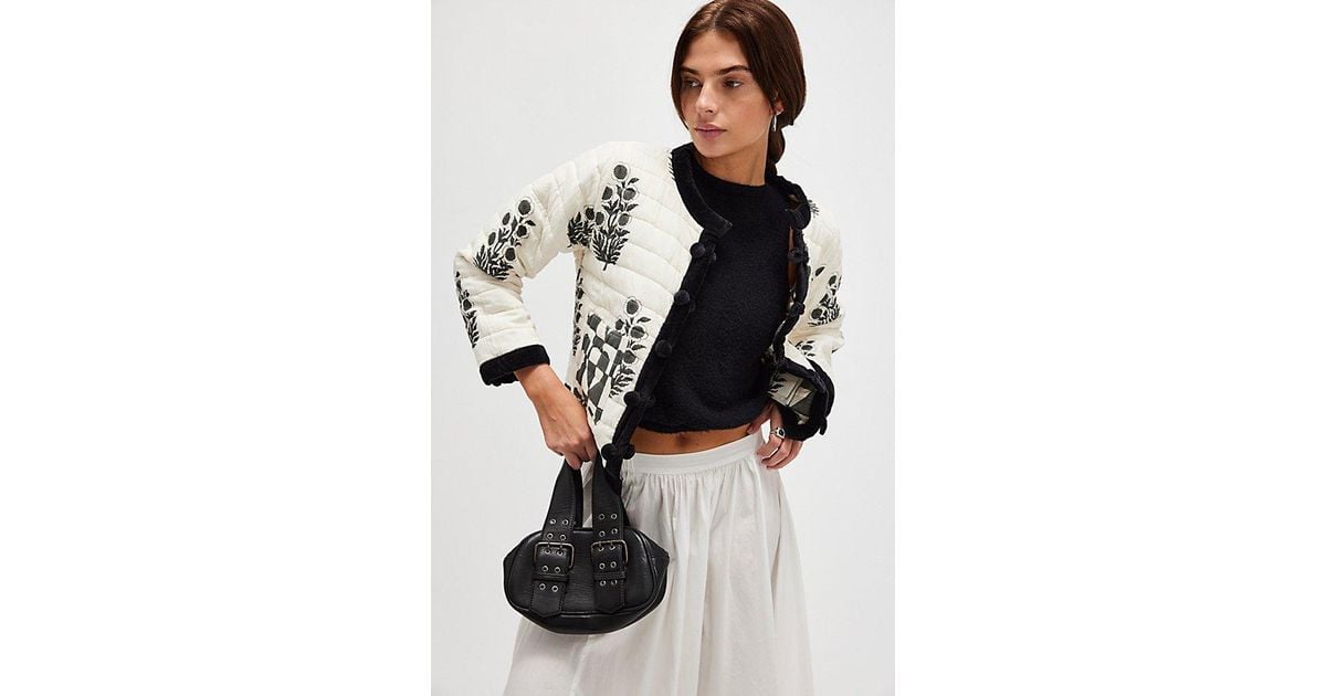 SZ Blockprints Poppy Heart Jacket in White | Lyst SZ Blockprints Poppy Heart Jacket in White | Lyst