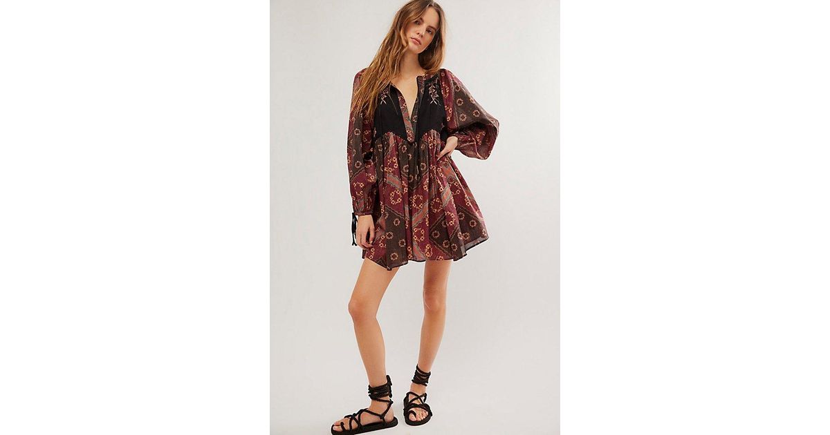 free people thought i was dreaming mini dress Free People Thought I Was Dreaming Mini Dress Size XS