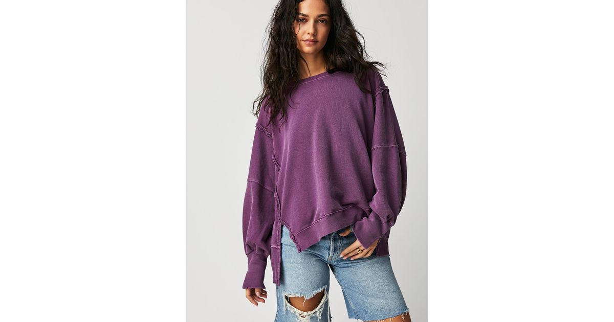 Free People We The Free Camden Dauphin - Taille L, Gris, Neuf Sans étiquette