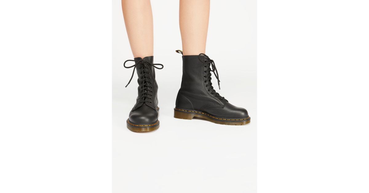 DR MARTENS NERO Pelle Stivali 10 Occhielli Taglia 6UK Steel Toe Caps EUR  52,67 - PicClick IT