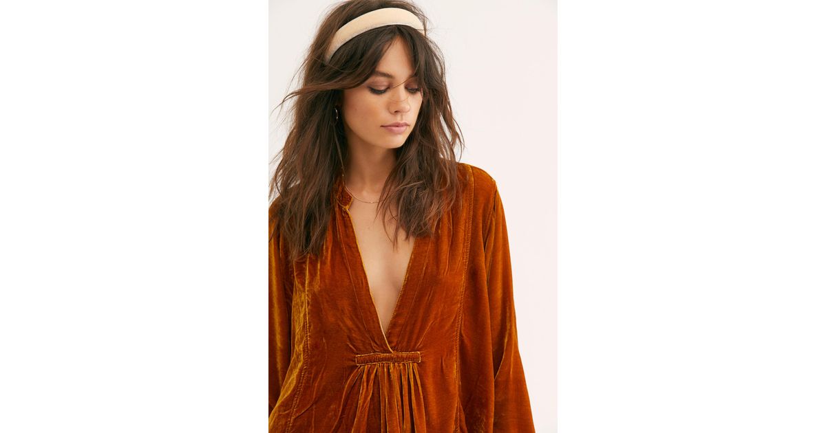 Free People Jacey Velvet Mini Dress By 