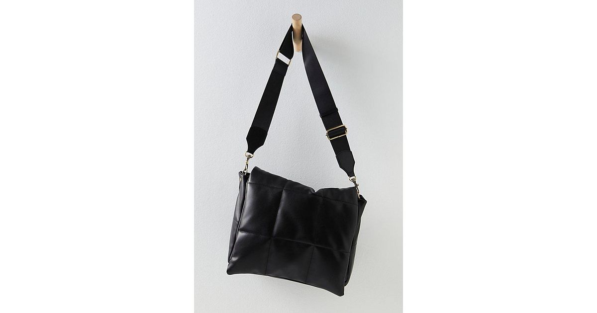 Free People Cloud Vegan Messenger in Black Lyst