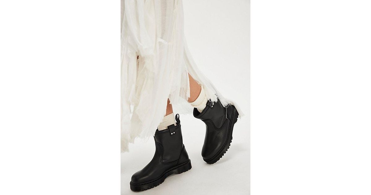 Dr. Martens Anistone Lo Boots in Black | Lyst UK